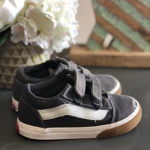 Vans - Old Skool V Gum Bumper Pewter / True White